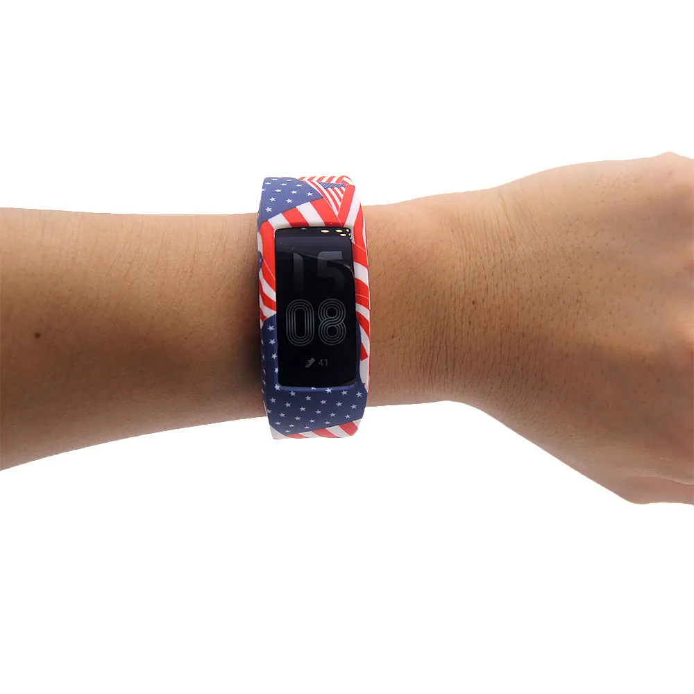 Силиконовые браслеты ремешки для часов сменный ремешок Samsung Gear Fit 2 SM R360/Fit2 Pro R365