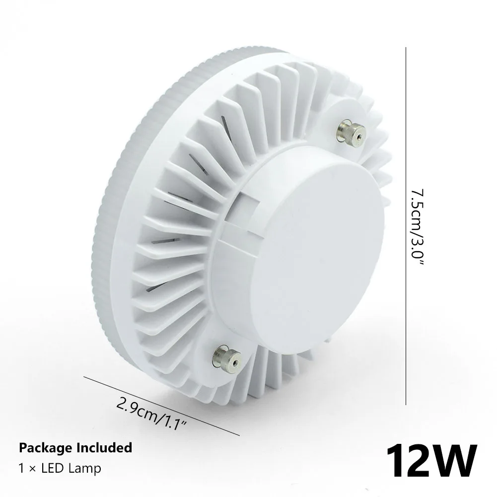 GX53 12W GX53 светодиодный потолочный светильник, 5 Вт, 7 Вт, 9 Вт, 12 Вт, 15 Вт, 18 Вт, вниз светильник GX53 шкаф светильник светодиодный лампы smd2835 gx 53 AC85-265V Теплый Холодный белый точечный светильник лампочка - Испускаемый цвет: GX53 12W