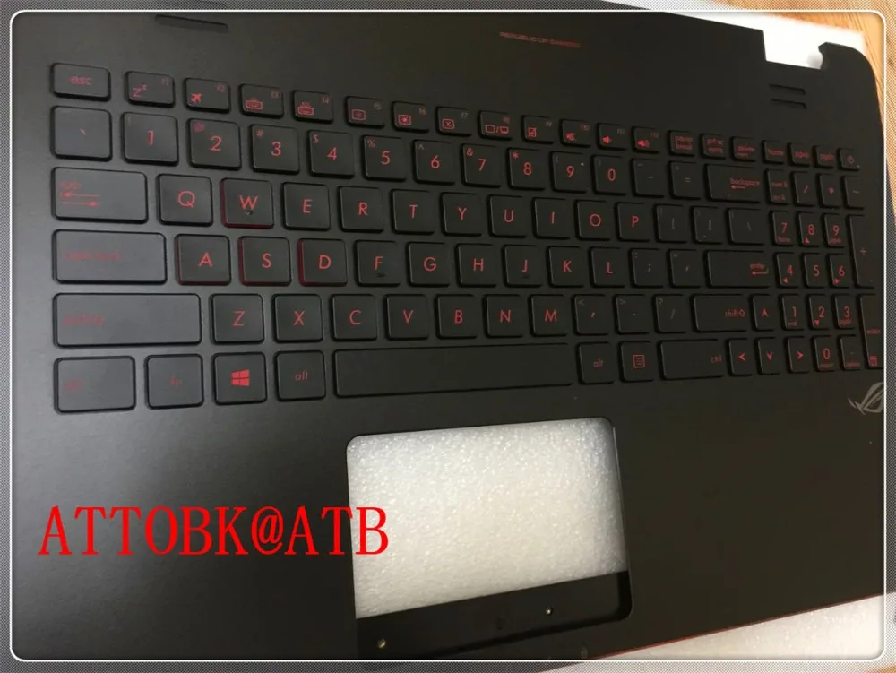 Стандартная английская ноутбук palmrest Клавиатура для ноутбука ASUS G551 G58J N551J G551JK N551JQ