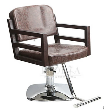 

The new barber chair. Solid wood hairdressing chair. The chair Europe type restoring ancient ways.
