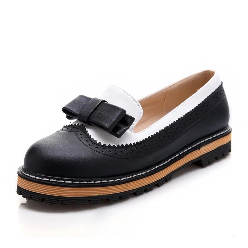 ASUMER/новые туфли на плоской подошве и платформе большие размеры 34 43 женские