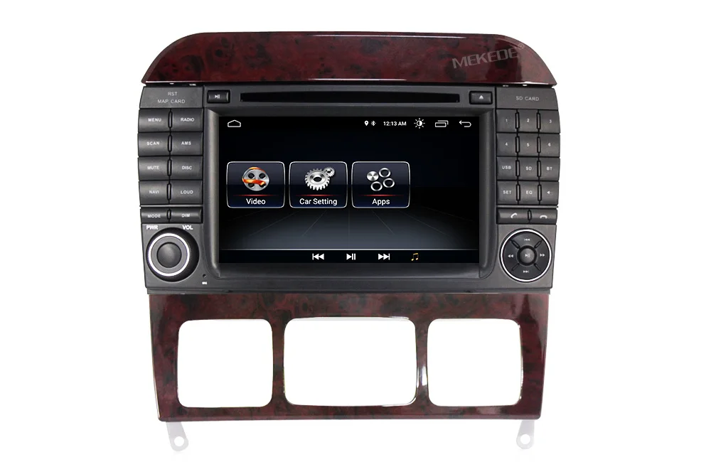 Mekede android 8,1 система автомобильный dvd-плеер для Mercedes Benz/S280/S320/S350/S400/S500/W220/W215/C S класс Авторадио gps