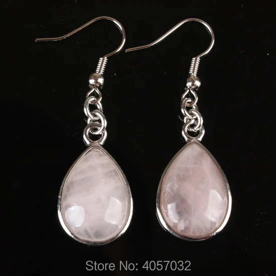 1 пара изысканных прозрачных кристаллов лазурит Howlite розовый кварцевый кристалл