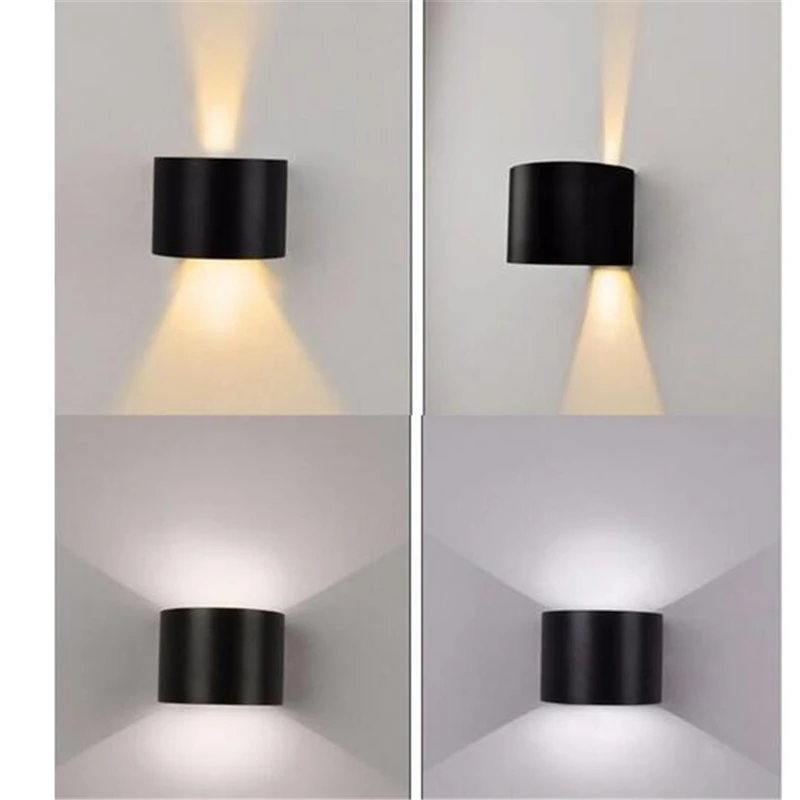 Приглушаемая двойная настенная лампа 6 Вт/8 Вт/10 Вт внешняя водонепроницаемая 110 В