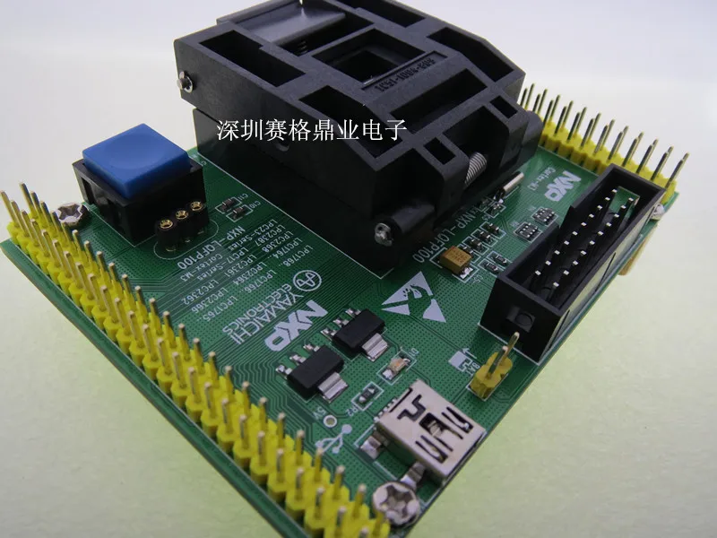 Оригинальное тестовое сиденье NXP IC LPC1764 LPC2364 LPC12366 программа горения переходник