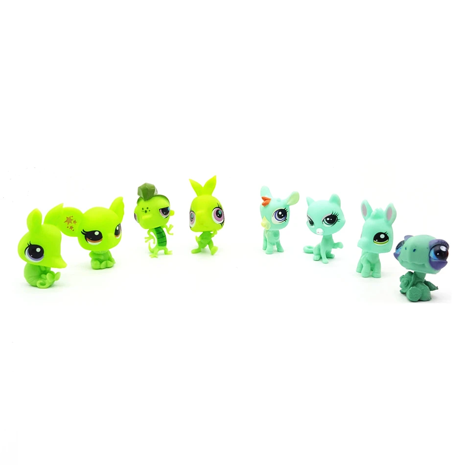 SAINTGI 20 штук Little Pet Shop LPS случайный Стиль игрушки Кот фильм фигурки мини ПВХ 4 6 см