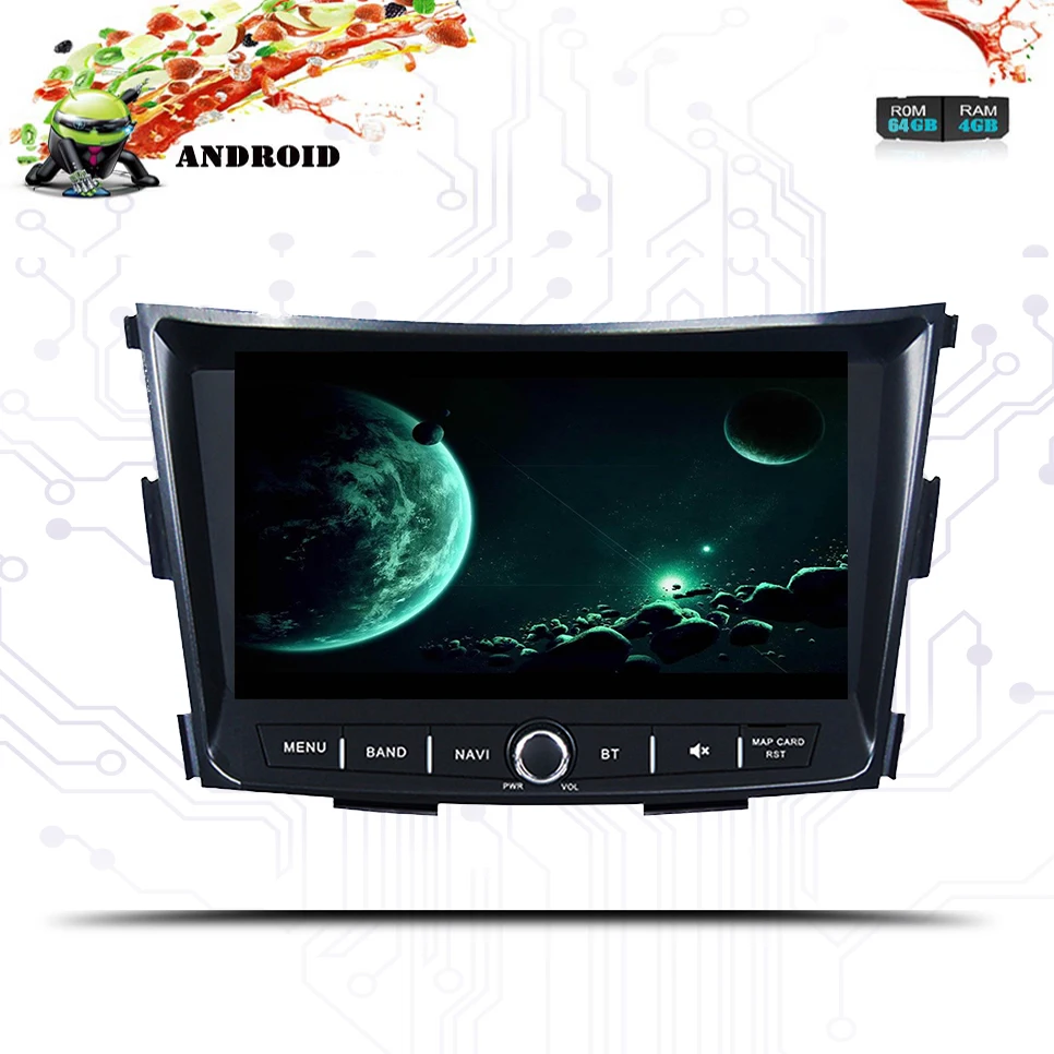 8 &quot3/4G LTE Android 10 0 Восьмиядерный 1024*600 Автомобильный мультимедийный dvd плеер радио