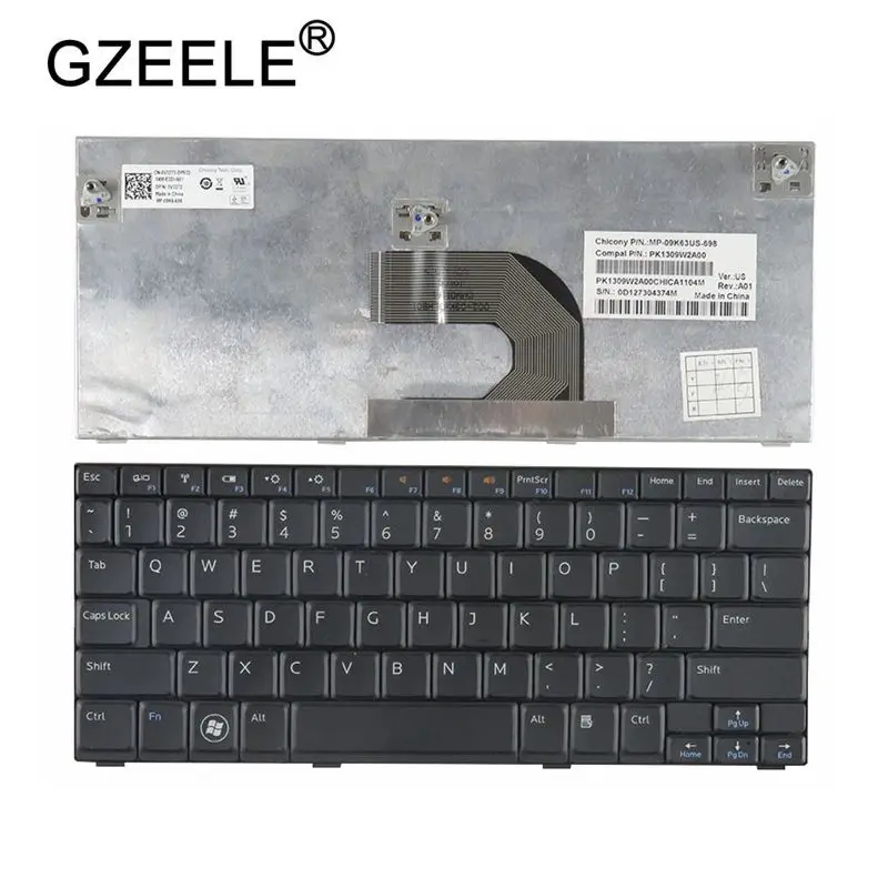 

NEW US Keyboard For Dell Mini 1018 1012 1018 10 FOR Inspiron Mini 1012 Mini10-1012 1014 1018 English keyboard