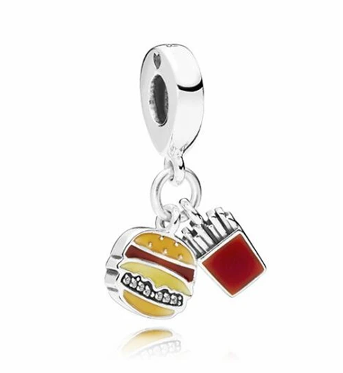 Свежий стиль яблочный дом Конфеты подвеска в форме сердца с кристаллами Шарм для