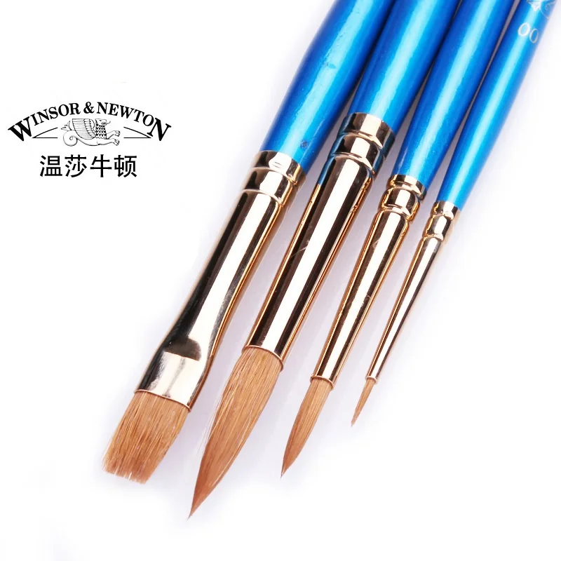 WINSOR& NEWTON норковые кисти для волос гуашь и акварельные кисти товары для рукоделия 6 шт./лот