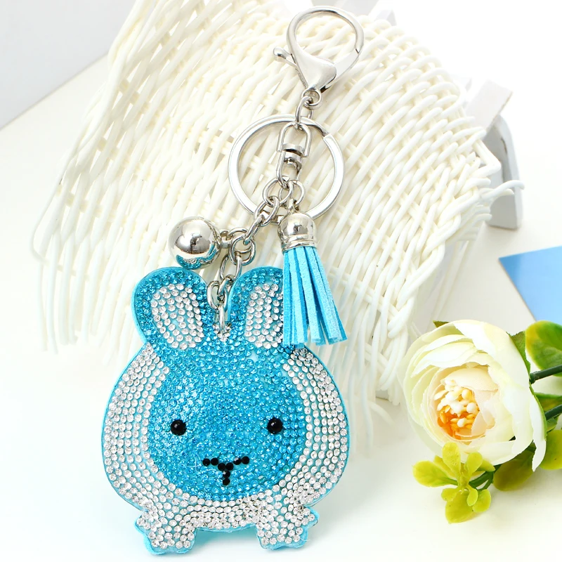 Женский брелок для ключей ZOSHI с подвеской в виде кролика | Украшения и аксессуары