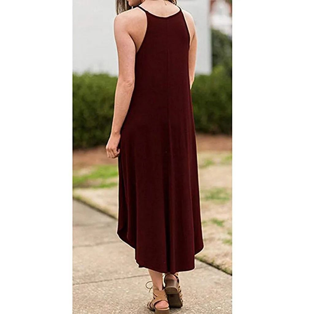 Женская одежда 2019 женские летние плотные без рукавов в повседневном стиле