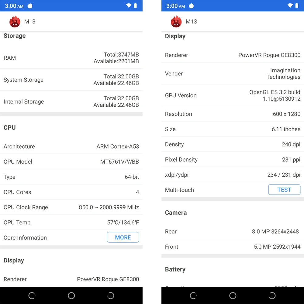 LEAGOO M13 Android 9,0 смартфон 6,1 ''HD ips дисплей в виде капли воды 4 Гб ОЗУ 32 Гб ПЗУ MT6761 3000 мАч Две камеры 4G мобильный телефон