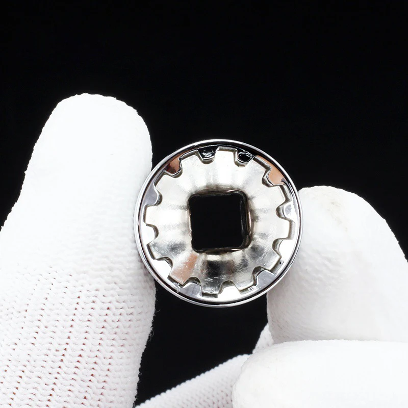 

13 Pcs 1/4" 4-14mm Universal 12 Tooth Socket Wrench Head Inner Hexagon Spanner Allen Head Auto Repair Tools