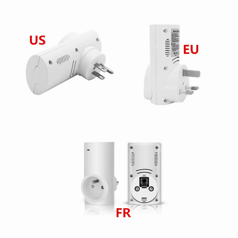 KEBIDU FR/EU/US Wifi умный штекер с Alexa домашний аудио беспроводной контроль умная розетка