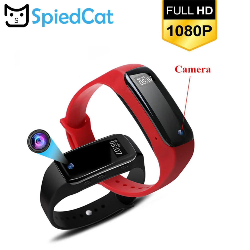 Мини камера HD 1080P Bluetooth спортивный смарт браслет мини видеокамера Видео Диктофон