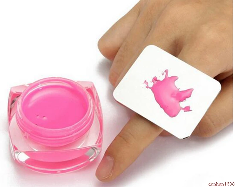 

Mini Nail Art Metal Finger Ring Palette Alloy Nail Art Tool Ring Mixing Color Palette For Gel Polish Painting Tools