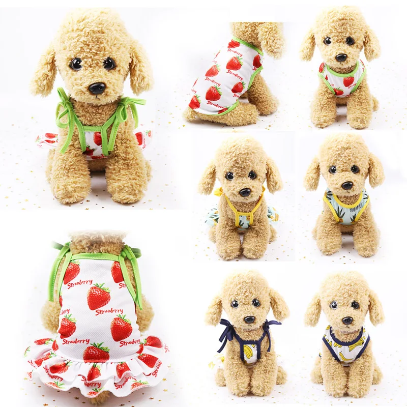 Мода 1 шт. футболка с изображением утенка для влюбленных Одежда животных XS XL собак