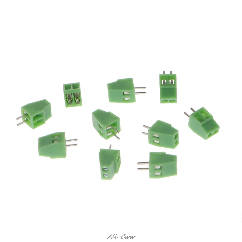 2018 10 шт 2Pin-10Pin винт PCB монтируемый клеммные блоки разъем 2 54 мм шаг | Обустройство