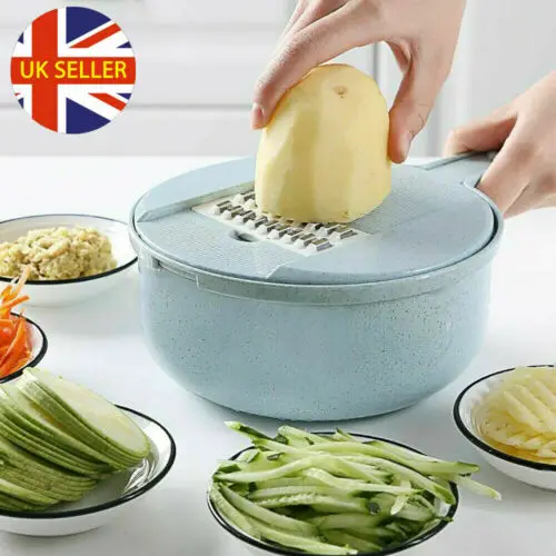 9 в 1 многофункциональный легкий измельчитель для пищевых продуктов, овощной блендер, измельчитель, слайсер, Великобритания