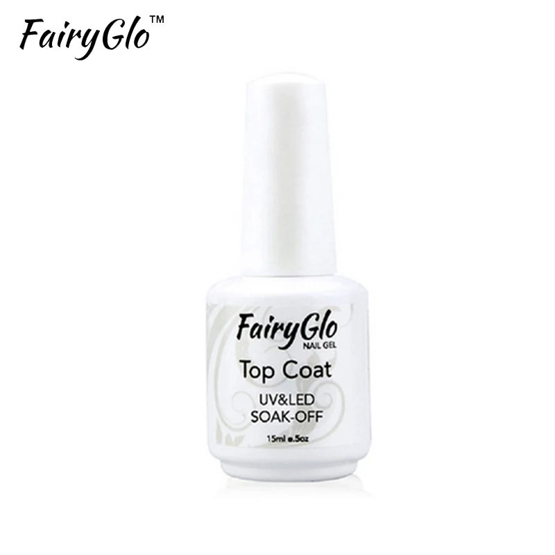 Базовый Гель лак FairyGlo 15 мл Полупостоянный УФ гель для ногтей|Гель ногтей| |