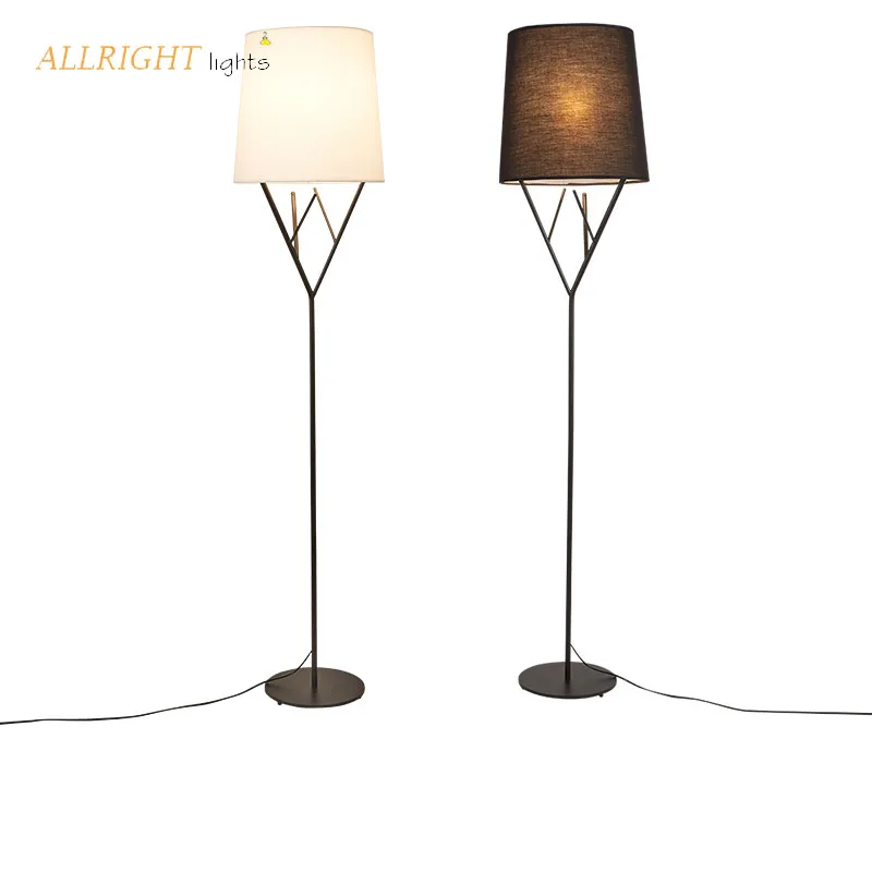 

Modern LED metal floor lamp handmade good quality new decoration black color for bedroom livingroom