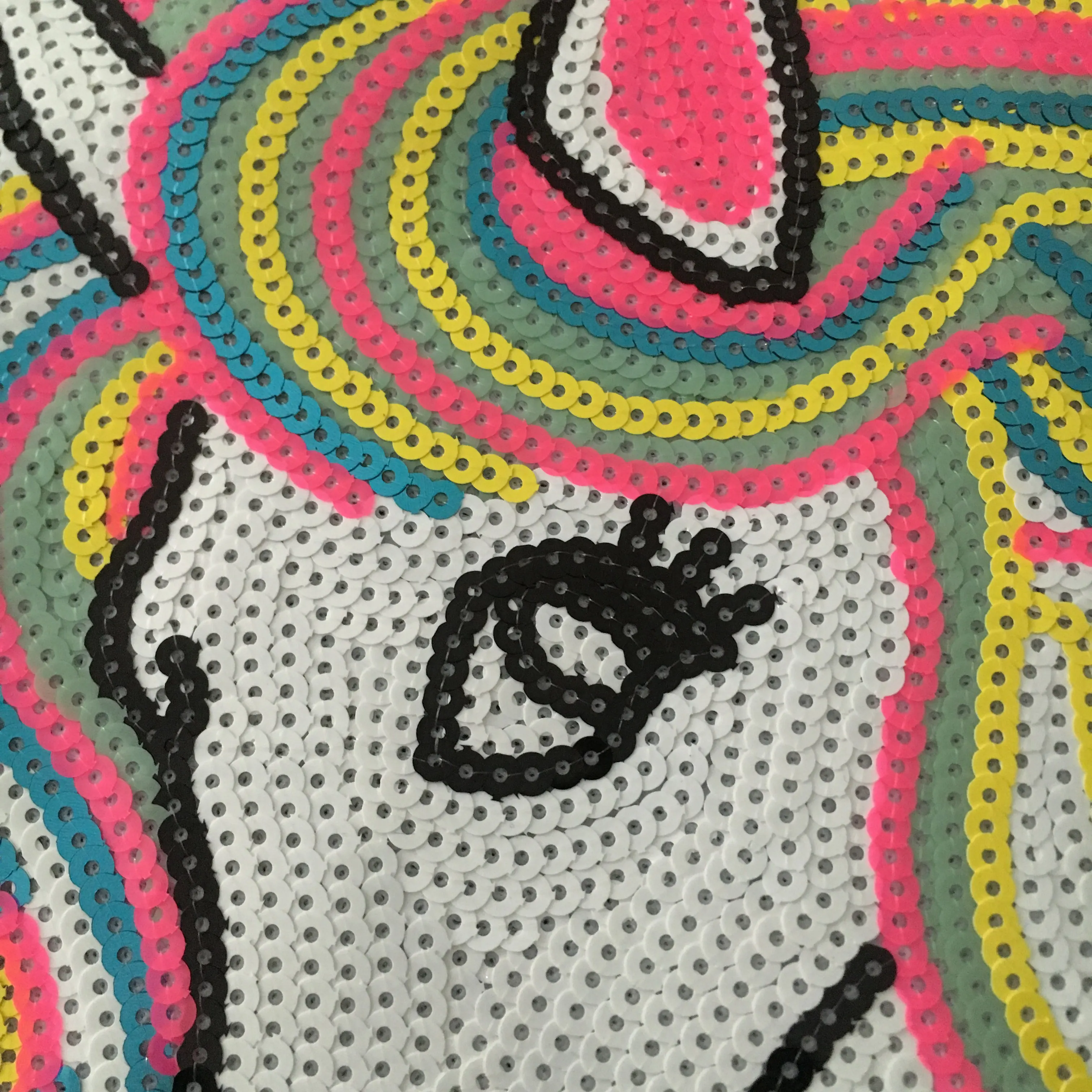 1 шт. большая с блестками нашивки в форме единорога для одежды пришить Красочные