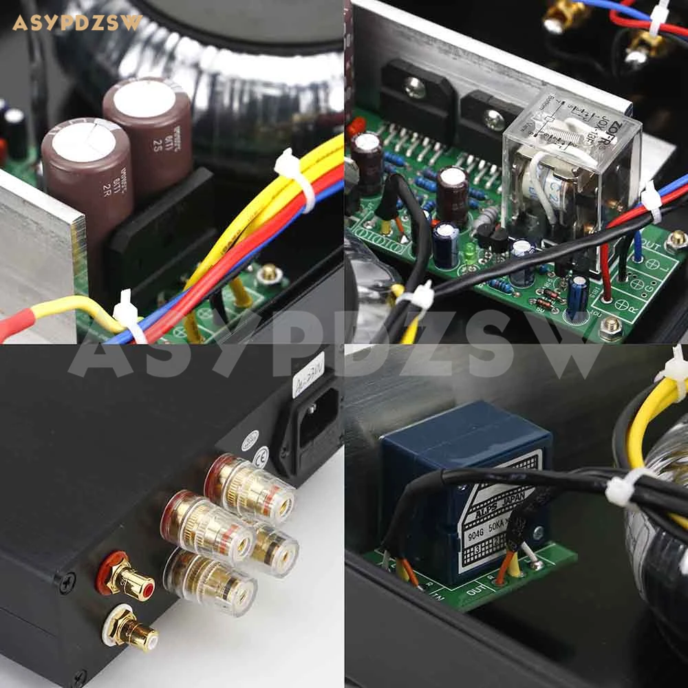 Готовый стерео усилитель мощности LM3875TF на базе GAINCLONE с защитой