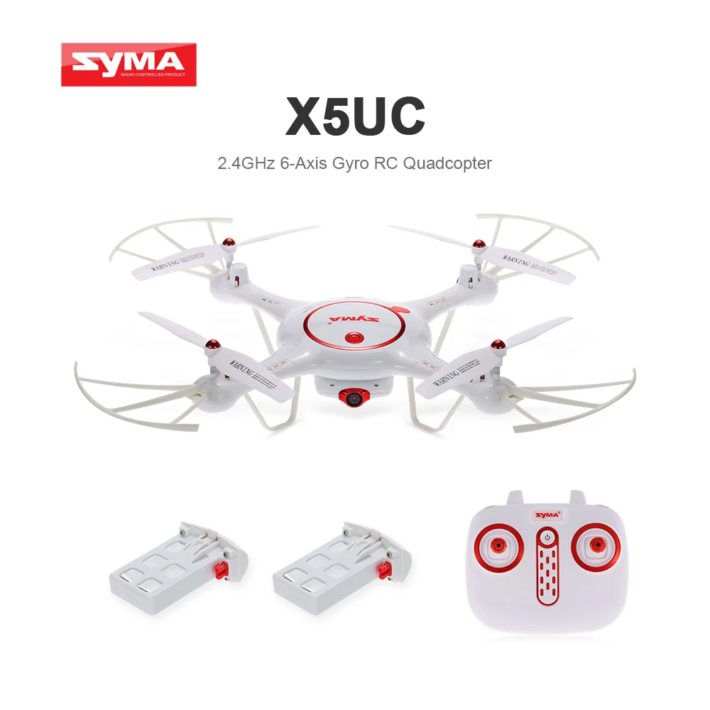 Syma Дрон X5UC RC Квадрокоптер 2 4G 4CH функция ховера Безголовый режим 2.0MP HD камера X5C