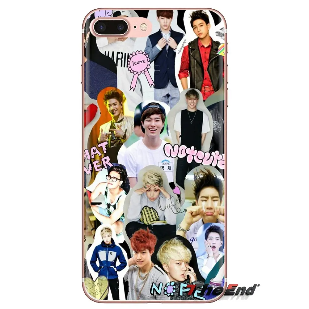 Для Xiaomi Mi3 samsung A10 A30 A40 A50 A60 A70 Galaxy S2 Note 2 большое ядро Prime TPU чехол got7 Корея мальчик