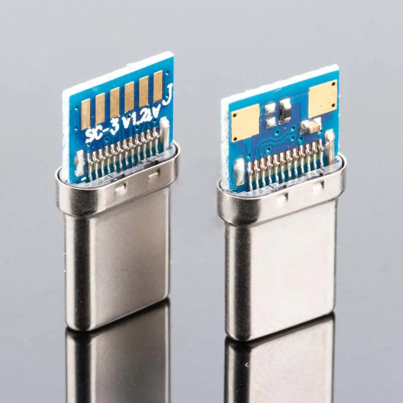 10 шт./лот TYPE C штекер 24P с печатной платой стрейч до 10NF конденсатор 56K резистор 8