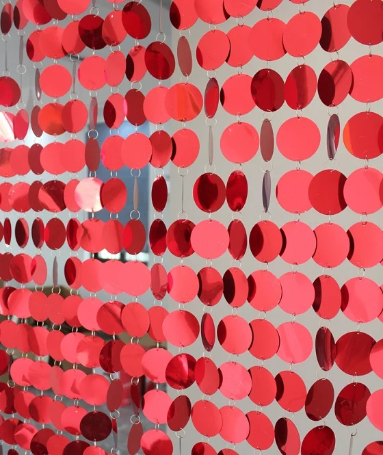 

Декоративные шторы FAWNUOS с блестками 30 м