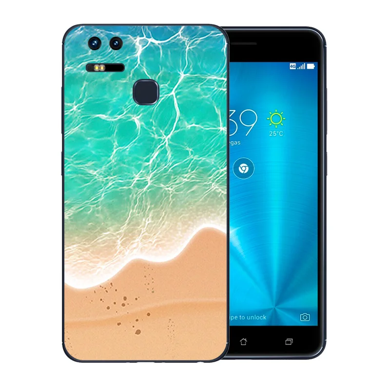 Phone Case 5.9 inch for Huawei Nova 2i Soft Silicone Mate 10 Lite Landscape Pattern Slim TPU Skin MaiMang 6 Shell |