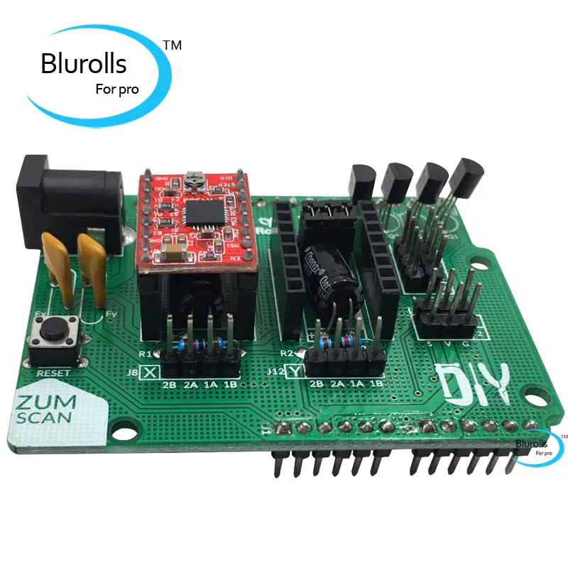 Blurolls Ciclop 3D плата сканера Плата расширения ZUM драйвера DIY с A4988 аксессуарами|ciclop