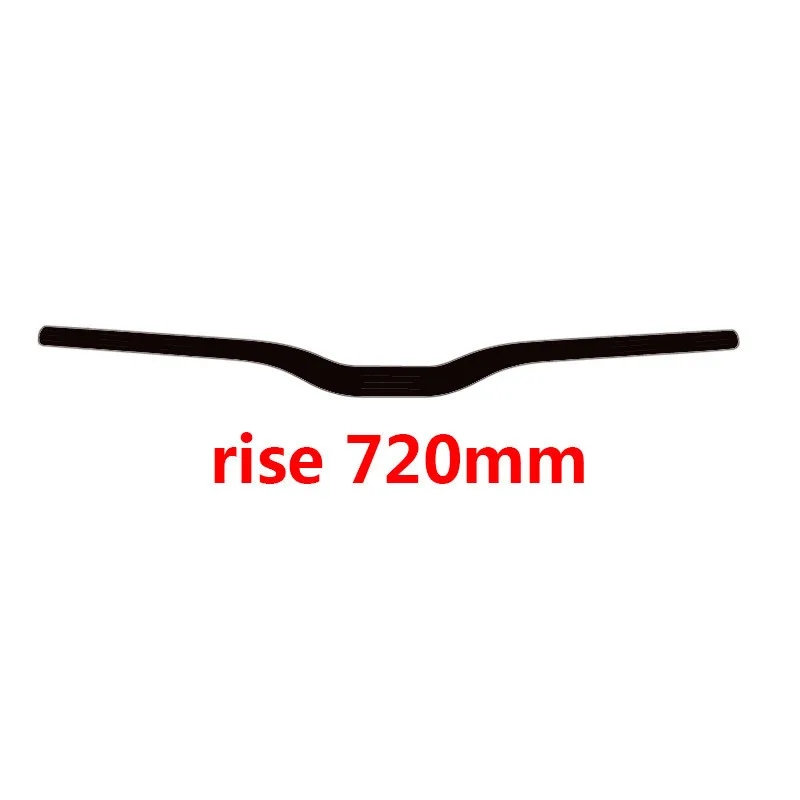 Rise 720 EC90MB01 Светильник из углеродного волокна MTBHandlebar для горного велосипеда/прямой плоский руль UDMatt 580 мм-760 мм - Цвет: Rise 720 EC90MB01