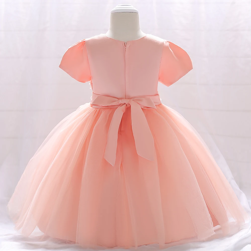 2018 платье принцессы для маленьких девочек новорожденных детей дня рождения