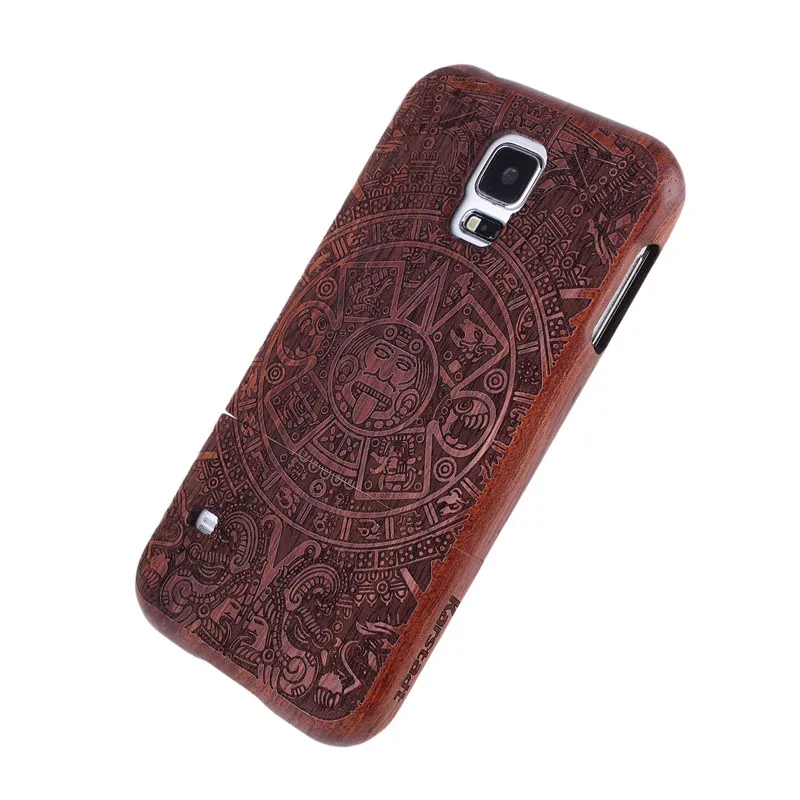 Mayan Чехлы ручной работы для samsung Galaxy S4 mini S9 S7 S6 Edge Plus S8 7 Plus 7 с изображением животных растений дерева бамбука - Цвет: Mayan