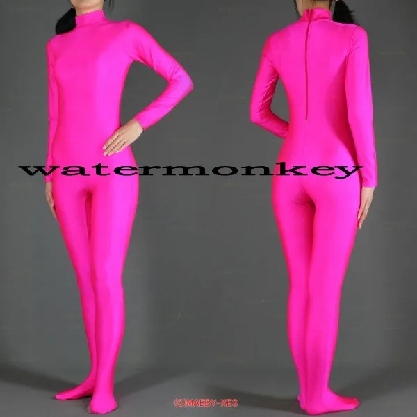 Женский комбинезон на все тело из спандекса гимнастический костюм Zentai без