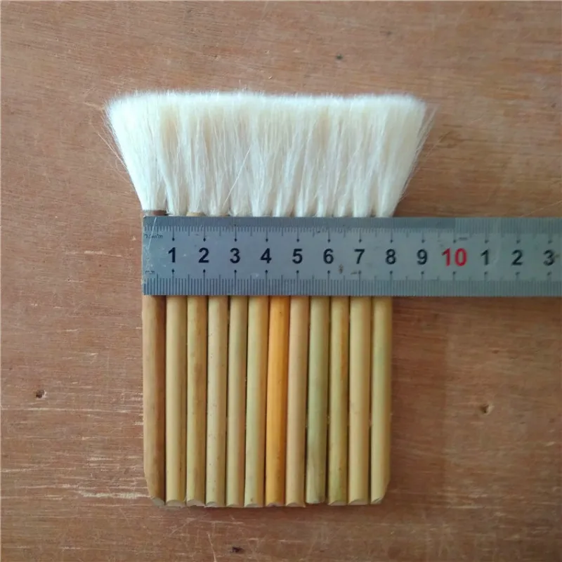 Thickened Soft Wool Hair Brushes Paint Joint Brush for Painting Whitewashing Bamboo Handle Oil and Watercolor Tools | Канцтовары для