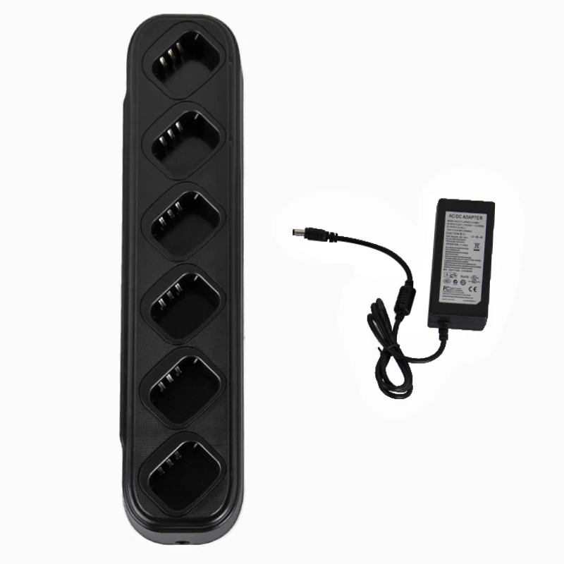 YIDATON Six-way Charger Single-Row Rapid Charger for Motorola CP040 EP450 CP380/200 GP3688/3188 Walkie Talkie Hf Transceiver enlarge