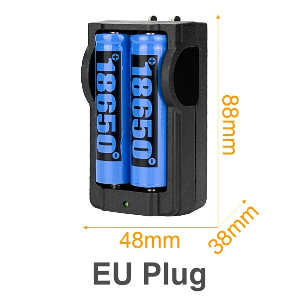 2T EU Plug-Li Светодиодный светильник с гибкой вспышкой, магнитный Телескопический фонарь с зумом, многофункциональная наружная лампа, перезаряжаемый светильник, аккумулятор 18650, ЕС, США, вилка переменного тока - Испускаемый цвет: 2T EU Plug-Li