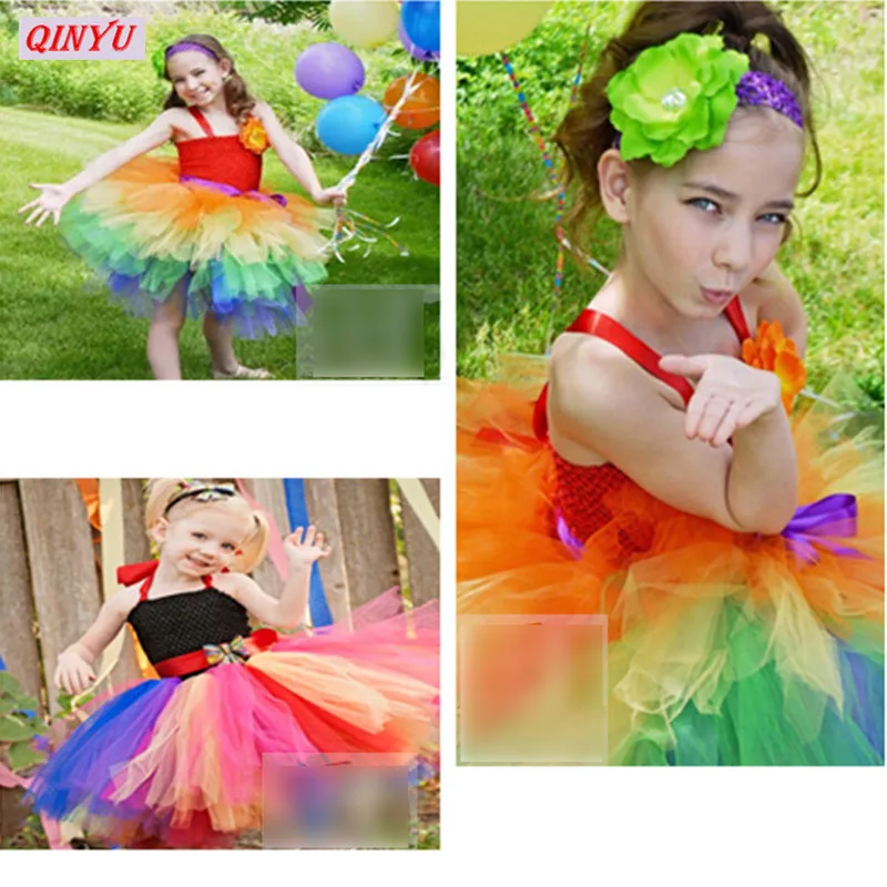 Тюлевые тюлевые Вечерние платья на день рождения для детей 22mX15cm 5z|Украшения