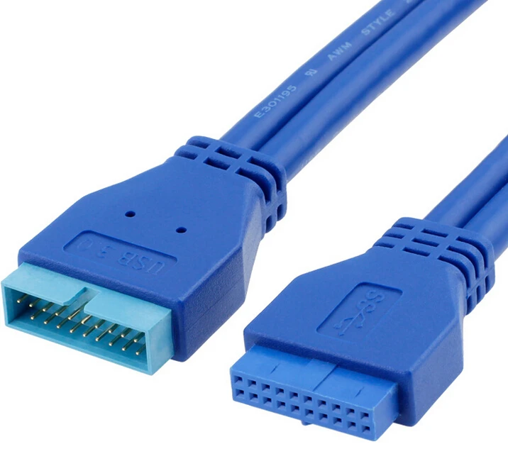 Кабель удлинитель для материнской платы 50 см USB 3 0 20 контактов 5 м|usb 3.0 usb 3.0|usb extension