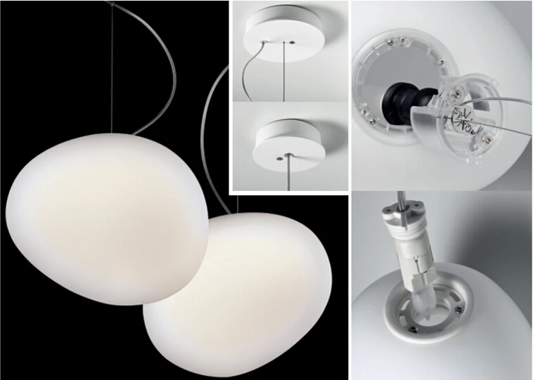 Лидер продаж Современная Большая Подвесная лампа FOSCARINI GREGG с подвеской диаметр 47 *
