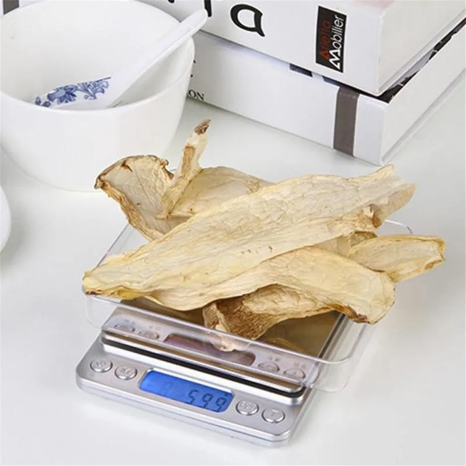 

Digital Kitchen Scale Mini Pocket Stainless Steel Precision Jewelry Electronic Balance Weight Gold Grams