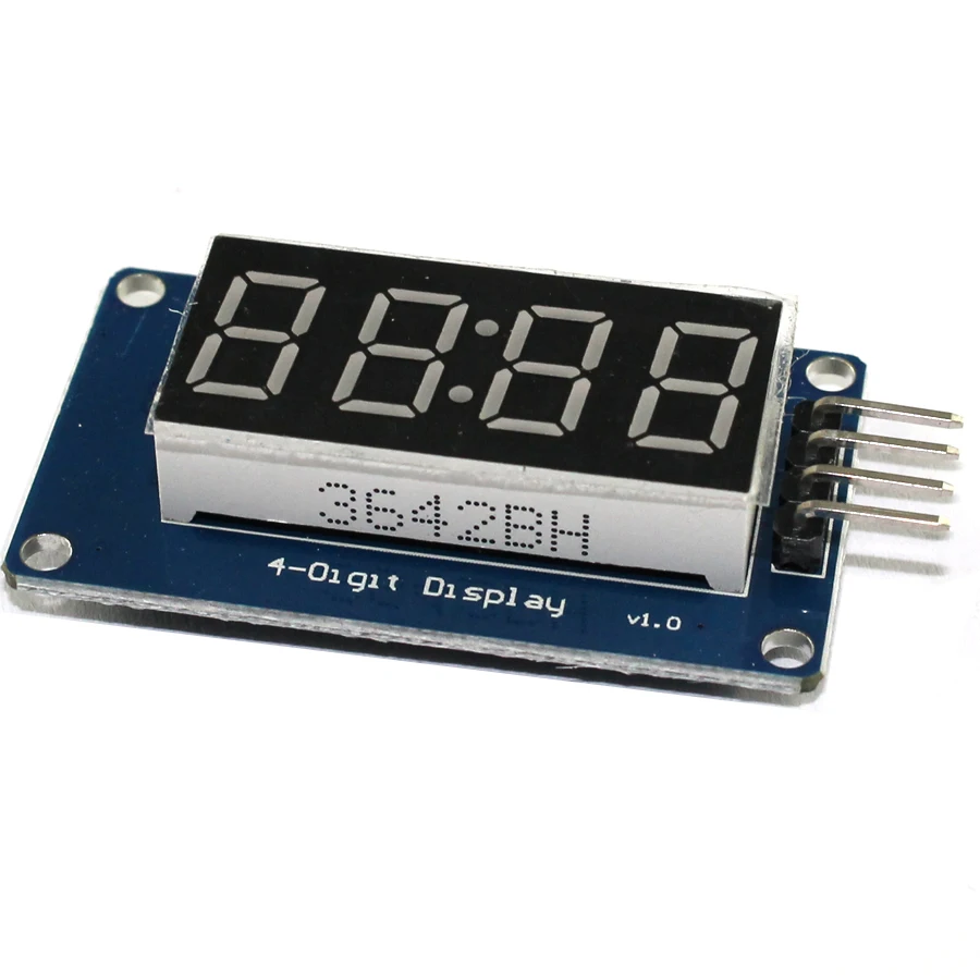 10 шт. TM1637 светодиодный Дисплей модуль для Arduino 7-сегментный 4 биты 0 36 дюйма часы