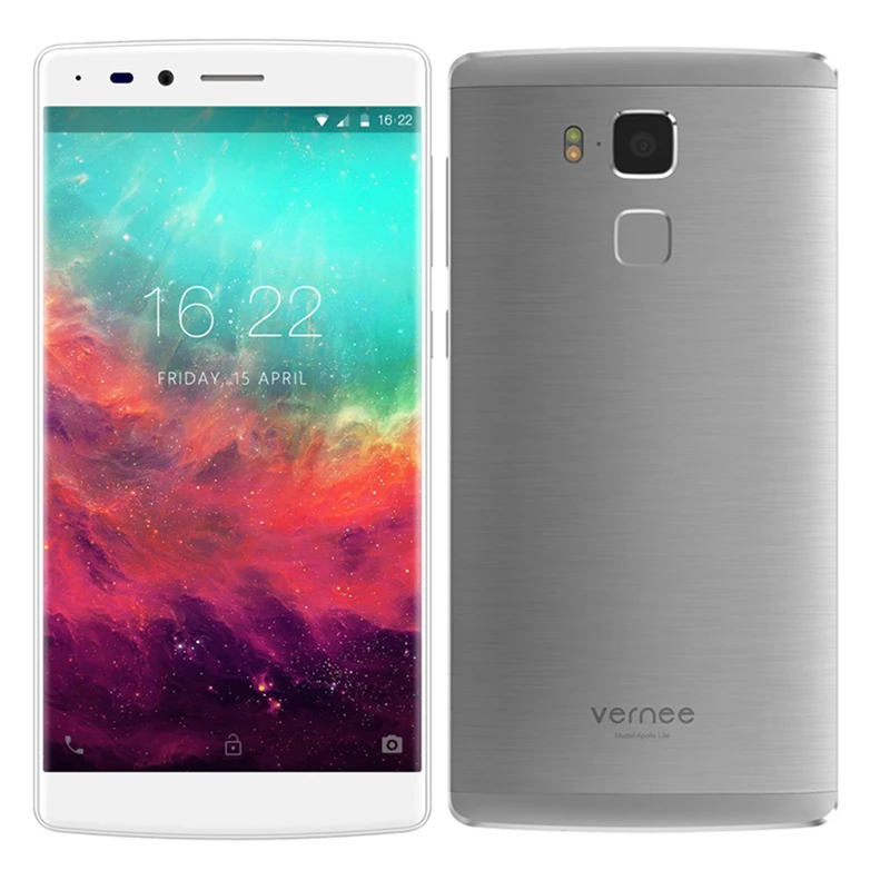 Оригинальный 5.5 "vernee Apollo Lite 4 г смартфон Android 6.0 MTK6797 Дека core ГБ + 32 16.0MP touch ID 3180 мАч