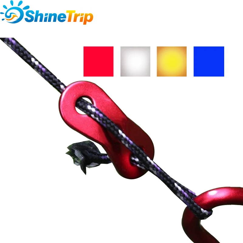 

10Pcs/set Outdoor camping eye aluminum paracord buckle Tent rope accessories Wind rope buckle Tent sky curtain wind buckle