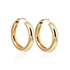 Новые модные серьги индивидуальные толстые круглые металлические женские Ушные Кольца Гипербола продажа ювелирных изделий серьги для женщин оптом