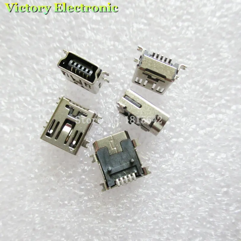 20 шт./лот мини USB разъем 5P гнездо SMD интерфейс 5Pin оптовая продажа|usb interface|usb socketinterface